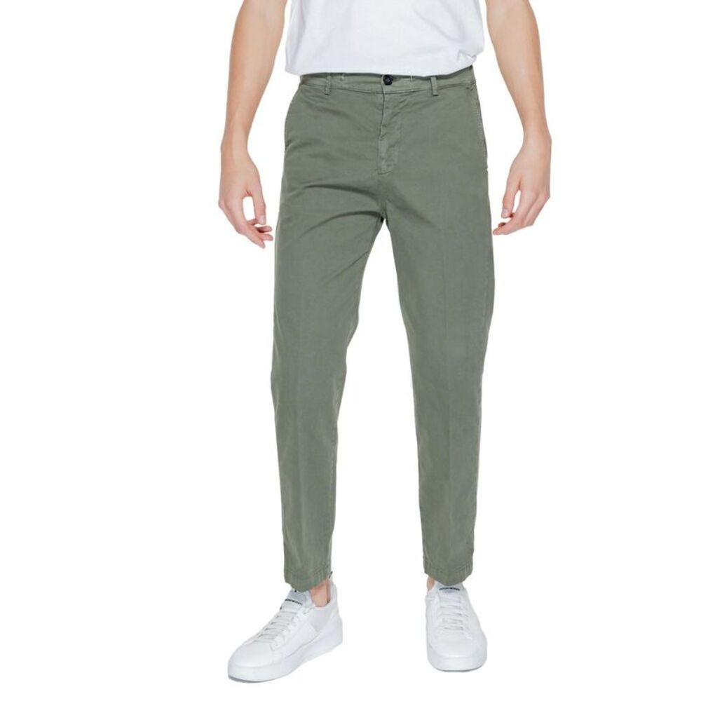 Liu Jo Green Cotton Casual Men's Pants